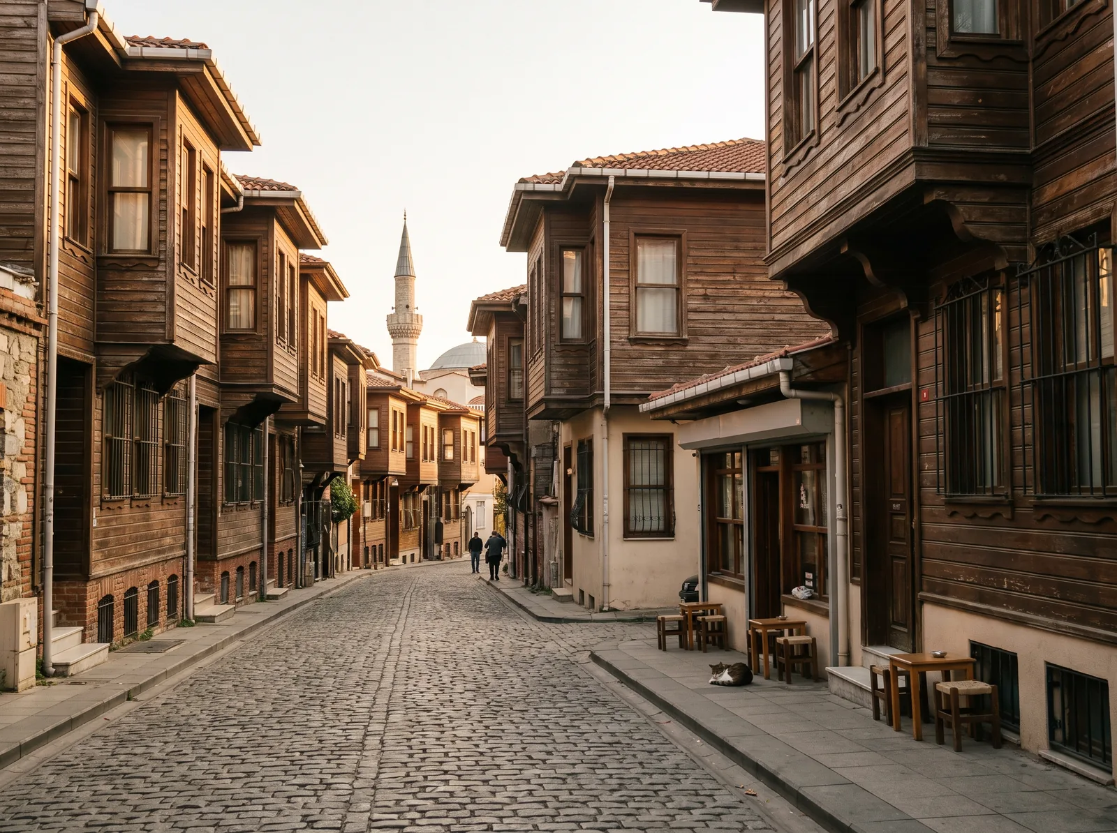 A quiet street in Sultanahmet near Küçük Ayasofya