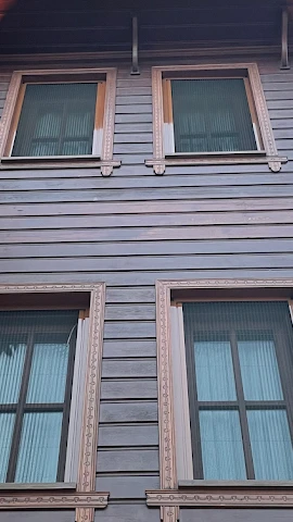 Turna Hotel's façade, our front door